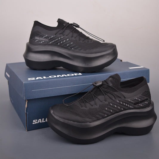 Comme des Garcons x Salomon Pulsar Platform Triple Black L47195200