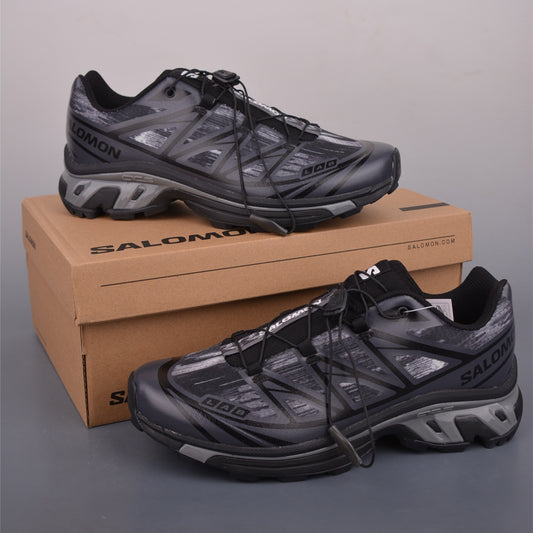 Salomon XT-6 Black Asphalt Camo sneakers L47780500
