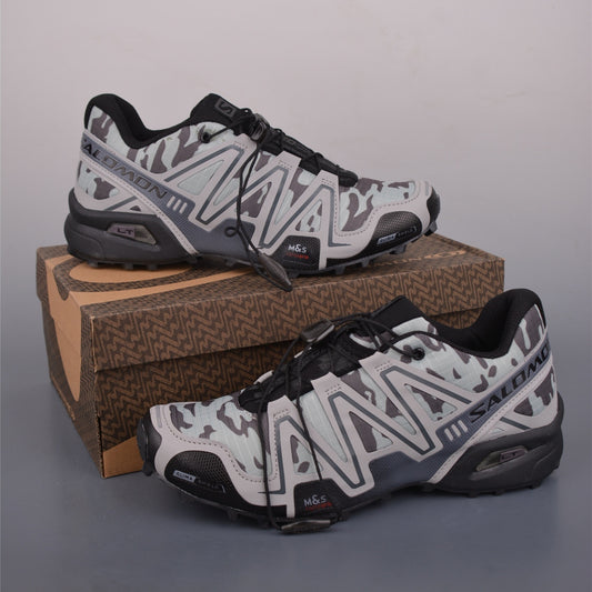 Salomon Speed Cross 4 Gray Camo Sneakers 412777