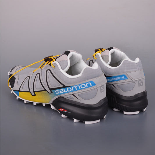 Salomon Speed Cross 4 Grey Yellow Sneakers 412777