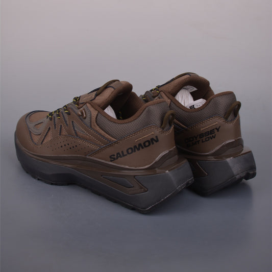 Salomon ODYSSEY ELMT LOW Brown Black sneakers L47376700