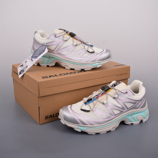 Salomon XT-6 Gore-Tex Beige Silver Pink 473240
