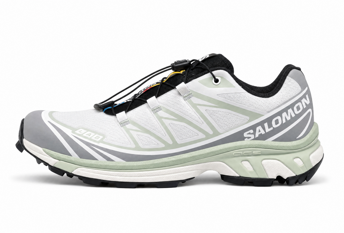 Salomon XT 6 White Green Milieu L47990000