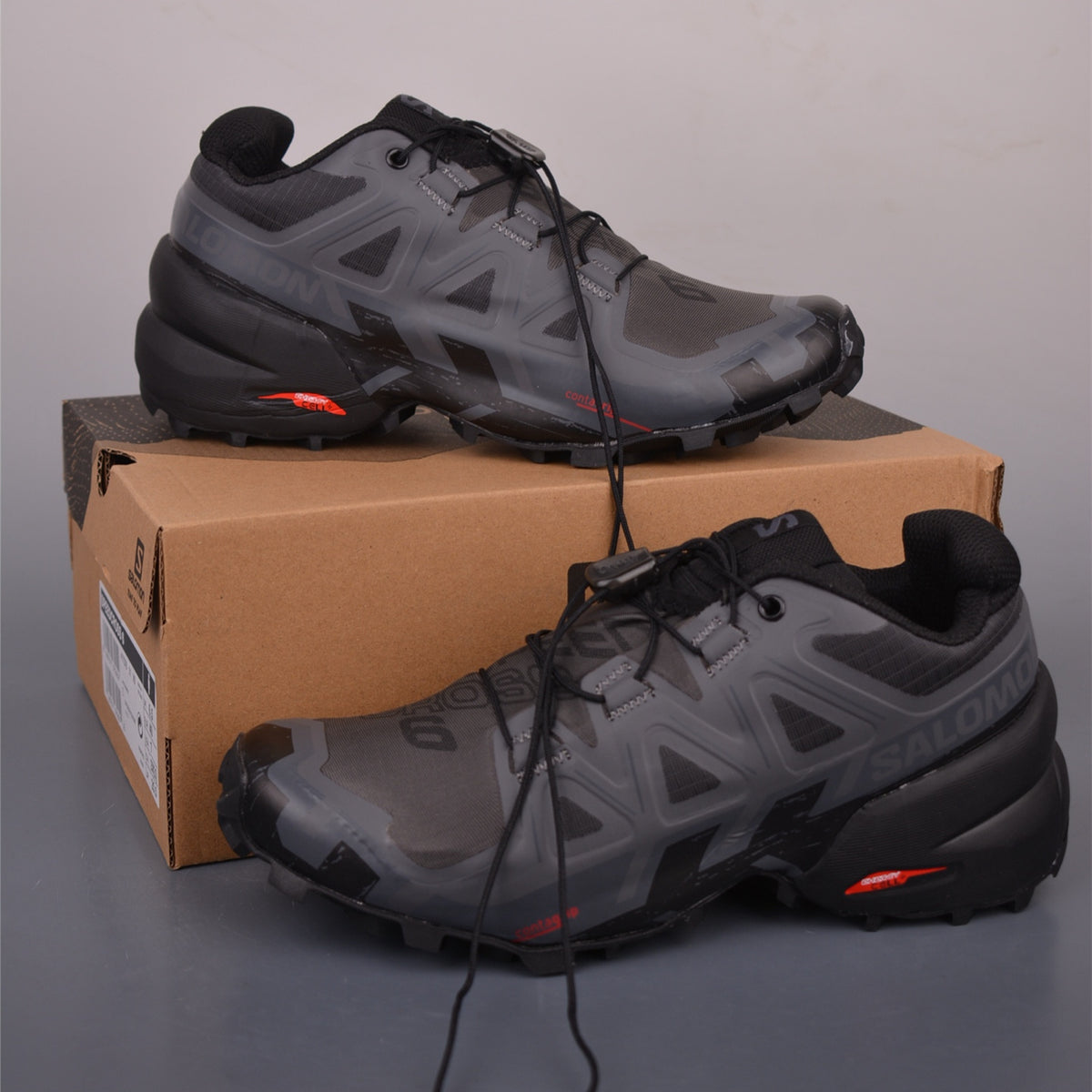 Salomon Speed cross 6 GTX Black Empire Yellow L41737800