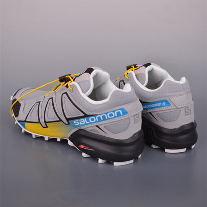 Salomon Speed Cross 4 Grey Yellow Sneakers 412777
