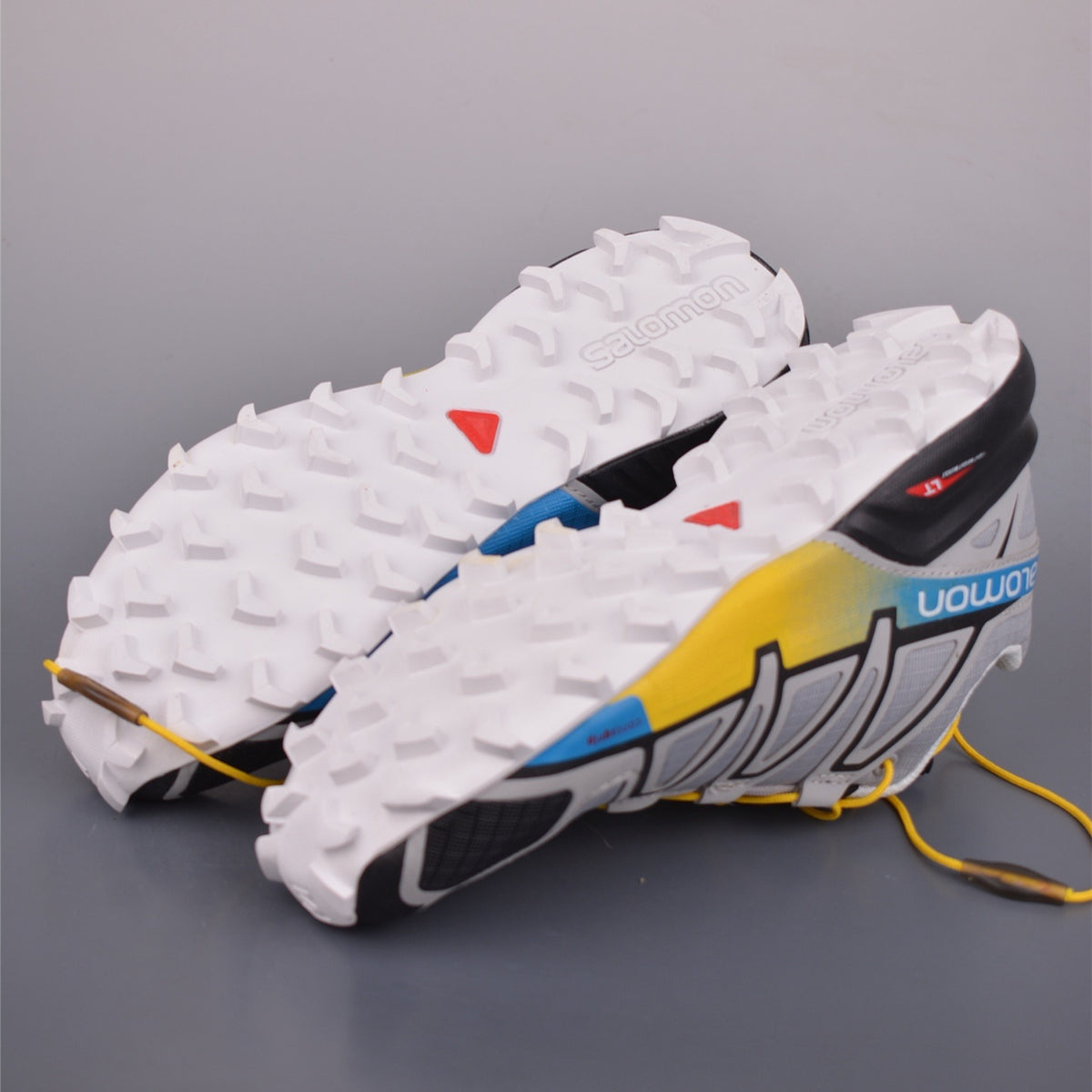 Salomon Speed Cross 4 Grey Yellow Sneakers 412777