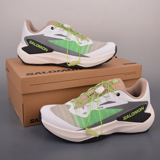 Salomon Genesis White Oxford Tan Green Gecko L47880900