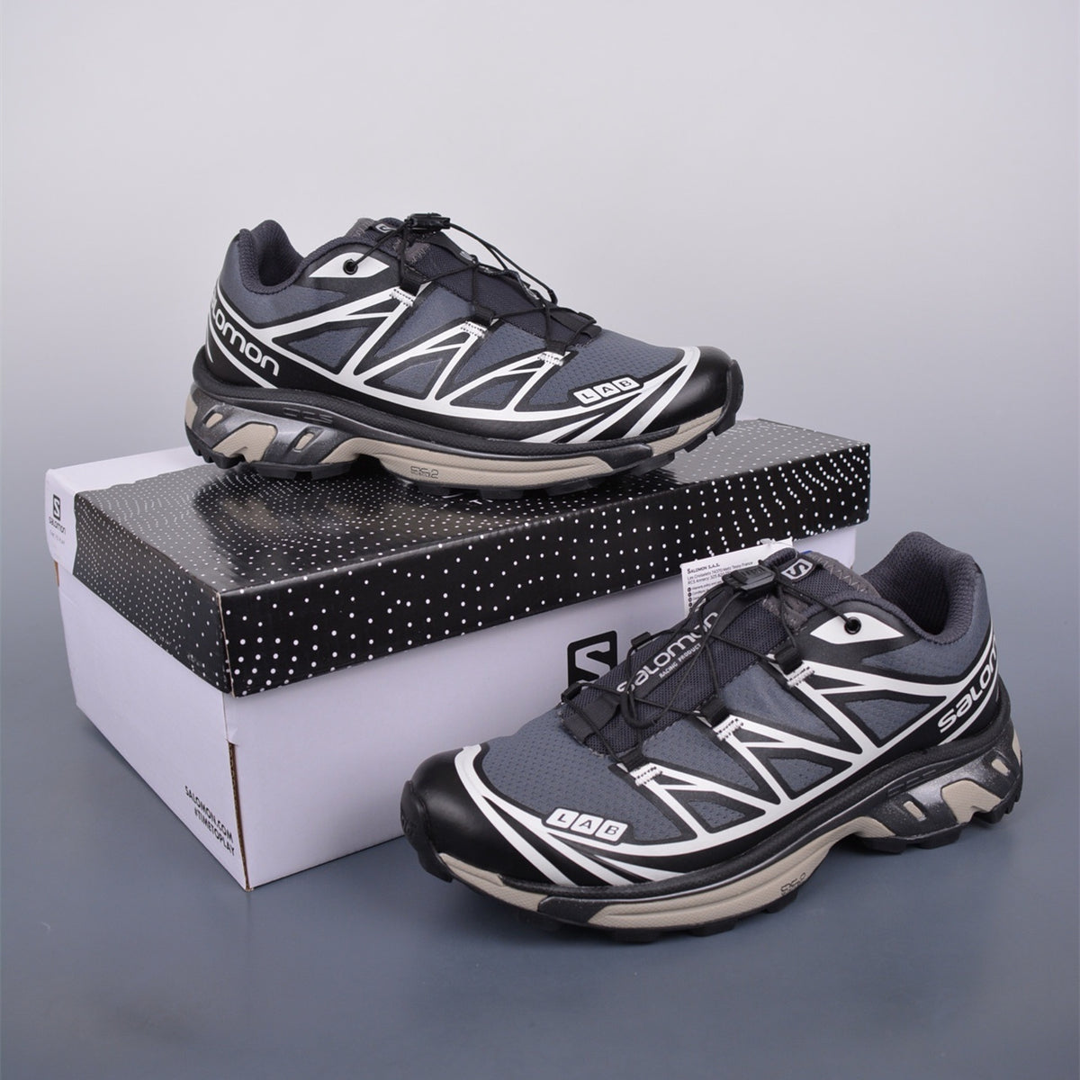 Salomon XT-6 Grey White Black 41717031V0