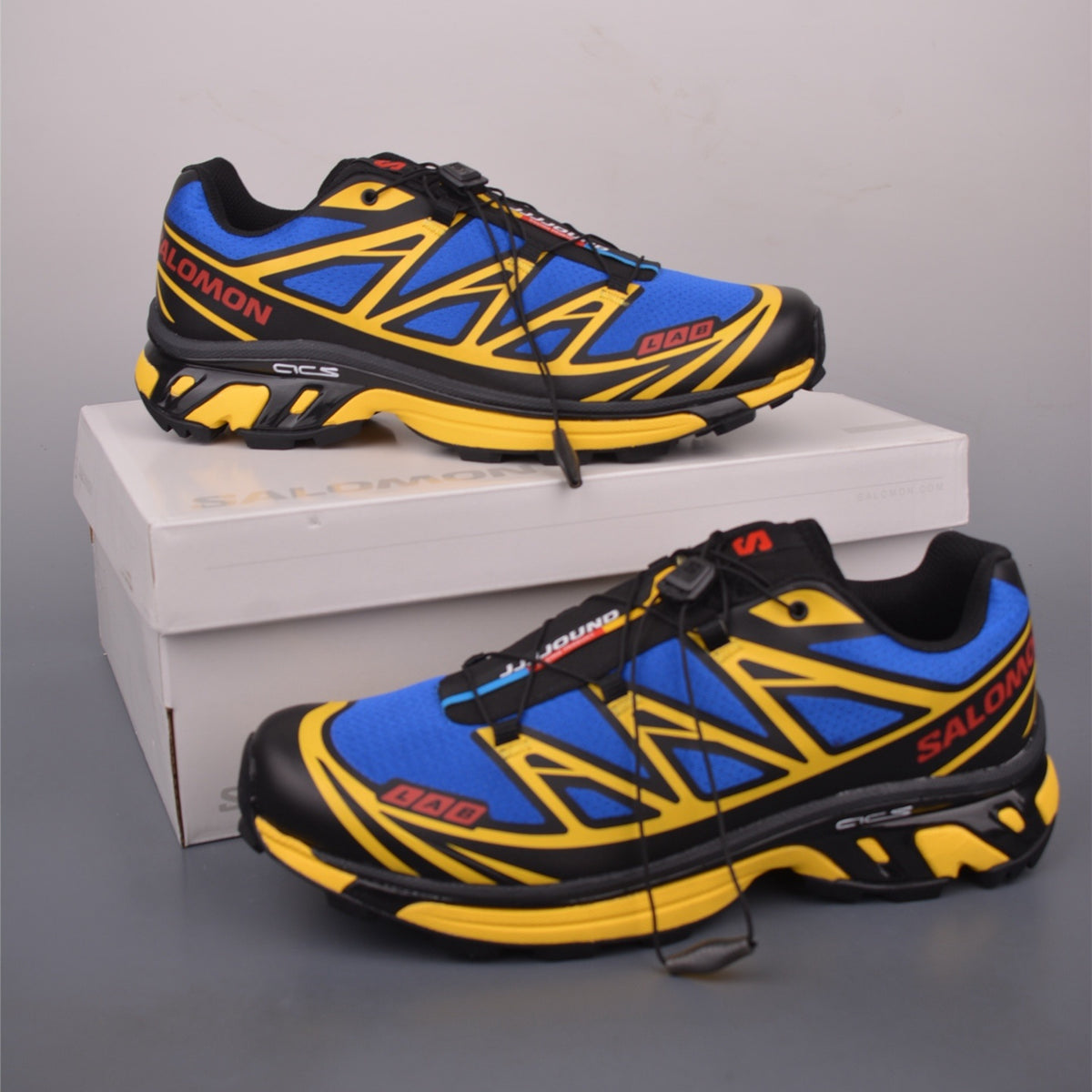 JJJJound × Salomon XT-6 Nautical Blue Lemon Black L49130400