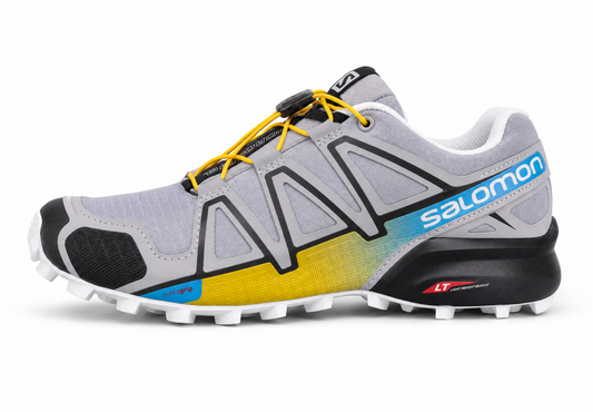 Salomon Speed Cross 4 Grey Yellow Sneakers 412777