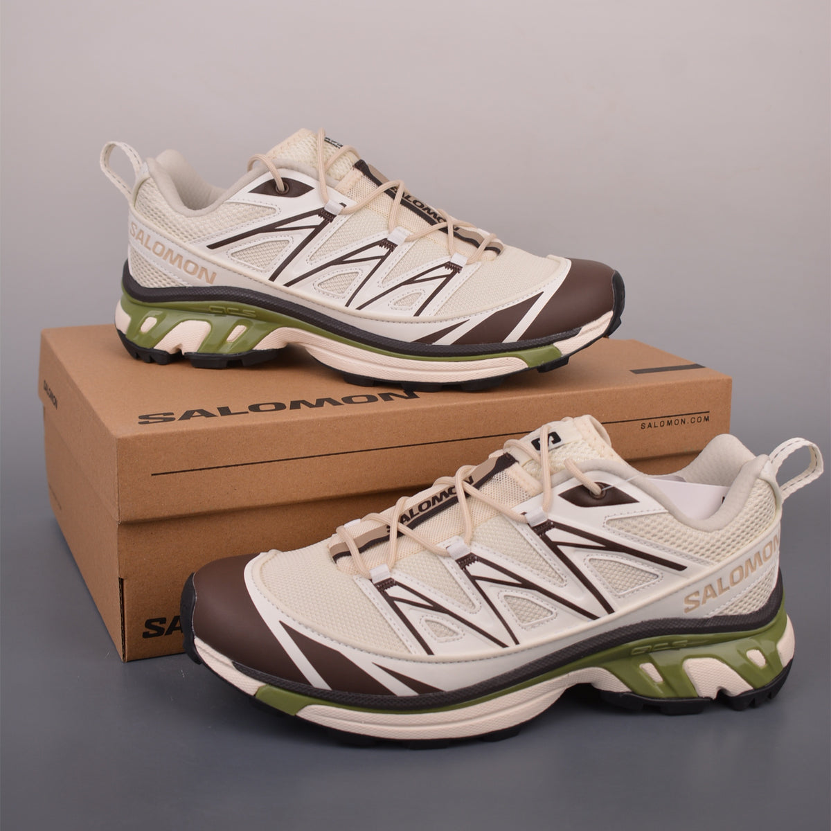Salomon XT-6 Vanilla Ice Black Coffee Calla Green L47808500