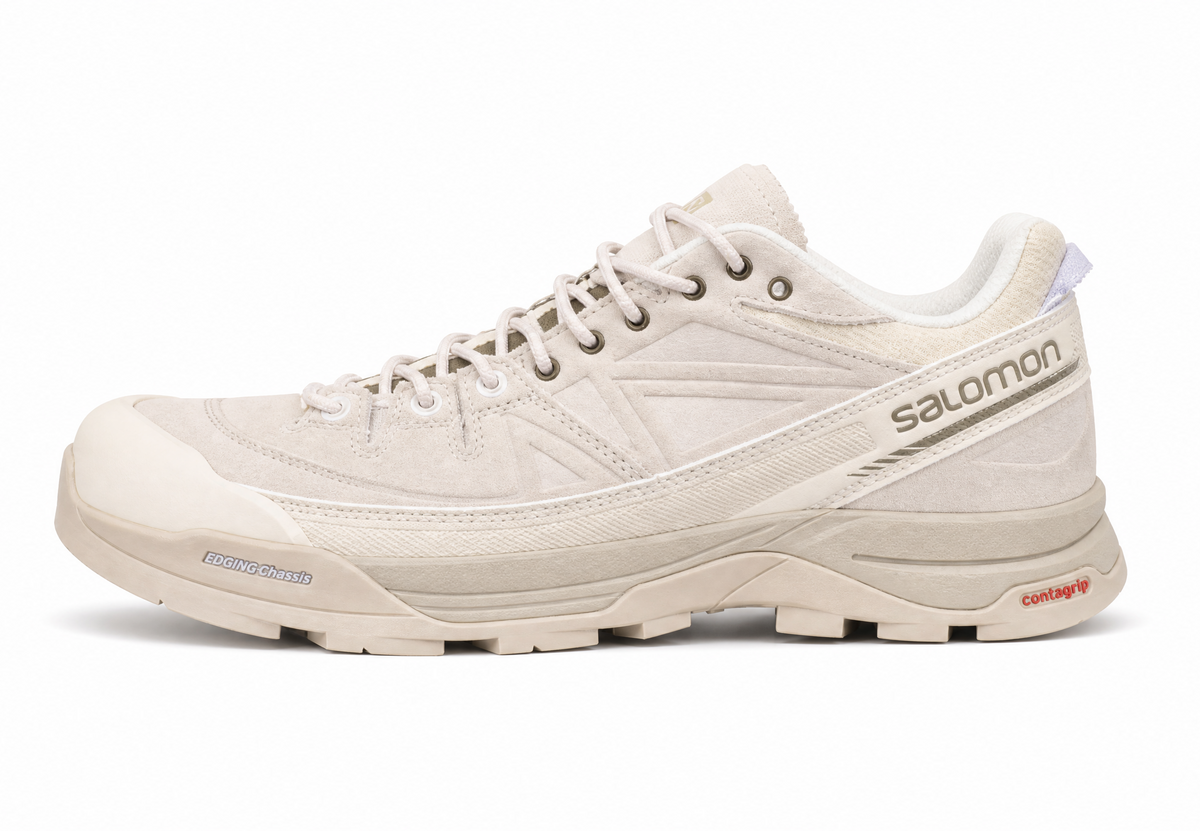Salomon X-ALP Leather Almond Milk sneakers L47596200