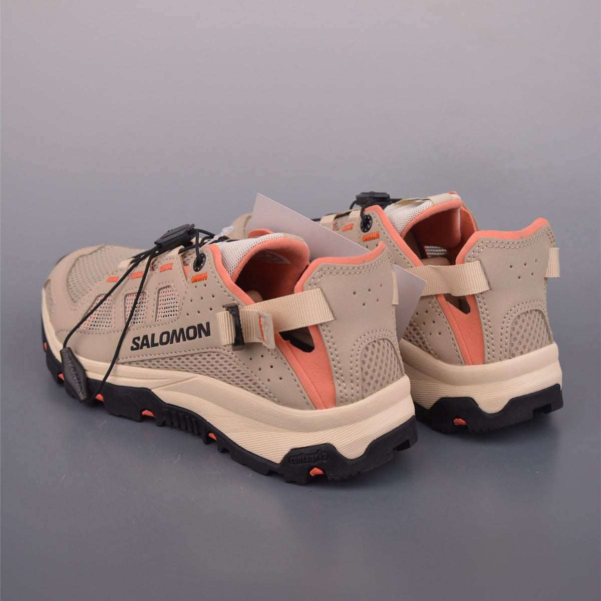 Salomon solamphibian off-white orange river tracing sneakers L47432400